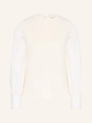 Phase Eight Bluzka Fleur Z Mieszanki Materiałów weiss