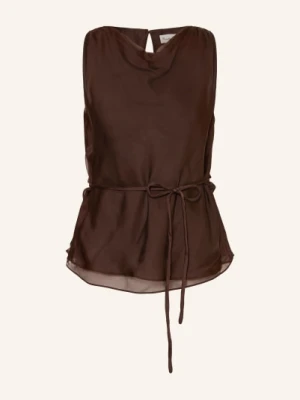 Phase Eight Bluzka Hazel Z Jedwabiu braun
