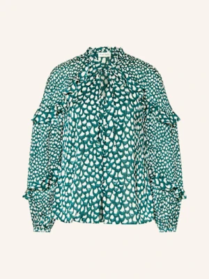 Phase Eight Bluzka Manon Z Falbankami gruen