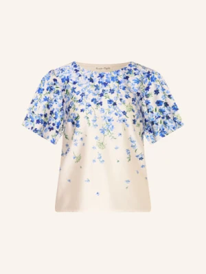 Phase Eight Bluzka Rowan Z Satyny Z Falbanami weiss