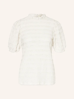 Phase Eight Bluzka Samiha Z Falbankami weiss