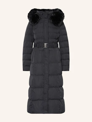 Phase Eight Płaszcz Puchowy Dixie Z Odpinanym Sztucznym Futrem schwarz