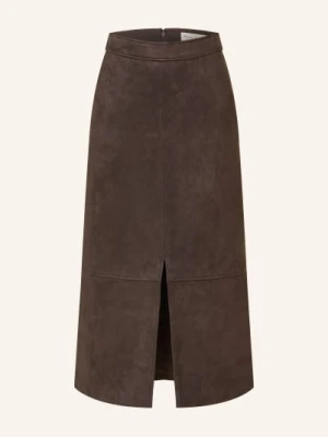 Phase Eight Spódnica Elodie W Stylu Skórzanym braun