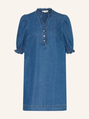 Phase Eight Sukienka Dżinsowa Carly Z Falbanami I Rękawami 3/4 blau