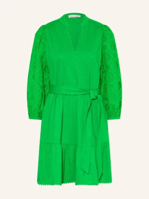 Phase Eight Sukienka Florie Z Mieszanki Materiałów Z Rękawami 3/4 gruen