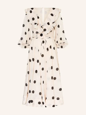 Phase Eight Sukienka Jaqlyn Z Rękawem 3/4 I Wolantami weiss