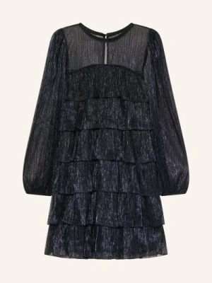 Phase Eight Sukienka Koktajlowa Nika Z Błyszczącą Nicią I Falbanami blau