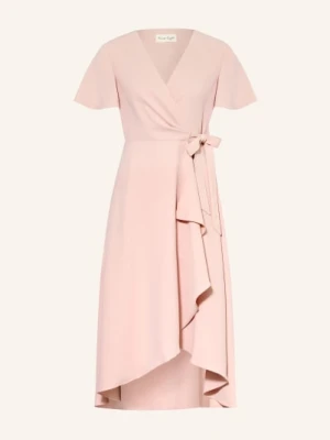 Phase Eight Sukienka Kopertowa Julissa Z Dżerseju Z Falbanami rosa