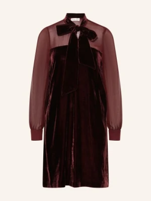 Phase Eight Sukienka Kopertowa Vinnie Z Aksamitu rot