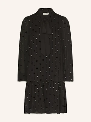 Phase Eight Sukienka Koszulowa Tessa Z Błyszczącą Przędzą schwarz