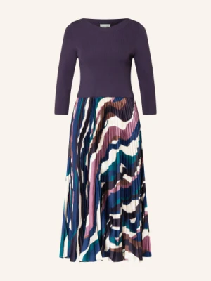 Phase Eight Sukienka Riley Z Mieszanki Materiałów lila