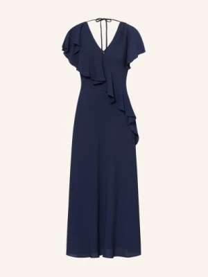 Phase Eight Sukienka Z Falbanami Cosette blau