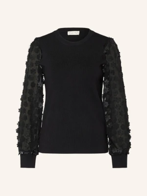 Phase Eight Sweter Auren Z Mieszanki Materiałów schwarz CZARNY