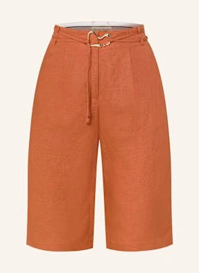 Phase Eight Szorty Lottie Z Lnem orange