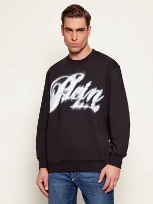 Philipp Plein Bluza Blur Signature | Regular Fit