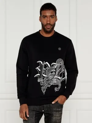 Philipp Plein Bluza DRAGON | Regular Fit