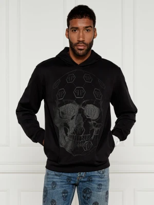 Philipp Plein Bluza Skull | Regular Fit czarny