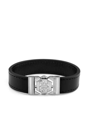 PHILIPP PLEIN Bransoletka Hexagon Tactical Buckle PJVEA01BL Czarny