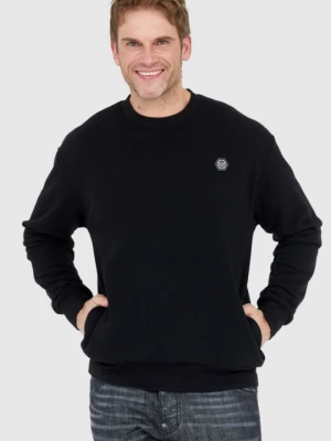 Zdjęcie produktu PHILIPP PLEIN Czarna bluza męska ls hexagon, Rozmiar M