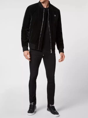 Philipp Plein Czarna kurtka bomber