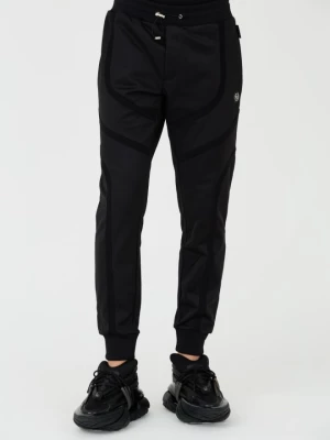 PHILIPP PLEIN Czarne spodnie dresowe Jogging Trousers Basic