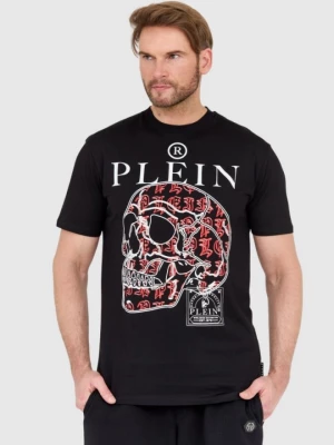 PHILIPP PLEIN Czarny męski t-shirt skull
