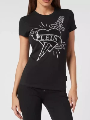 Philipp Plein Czarny t-shirt Sexy Pure Love