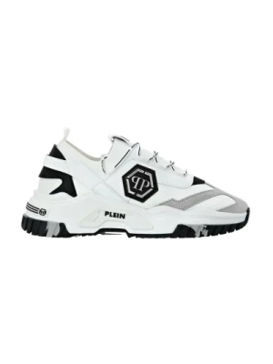 Philipp Plein, Hexagon Predator Sneakers White, male,