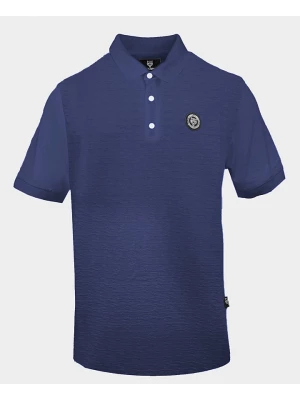 Philipp Plein Koszulka polo w kolorze niebieskim rozmiar: L