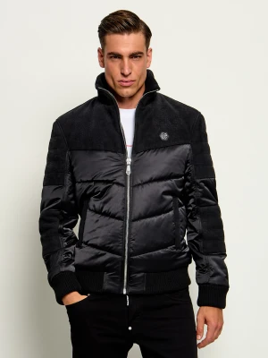 Philipp Plein Kurtka | Regular Fit | zamsz czarny