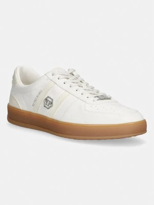 Philipp Plein Lo-Top Sneaker Retro Rebel sneakersy męskie zamszowe beżowy