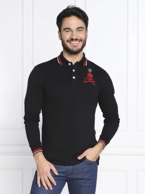Philipp Plein Polo | Regular Fit czarny