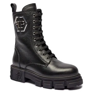 Philipp Plein Skórzane botki