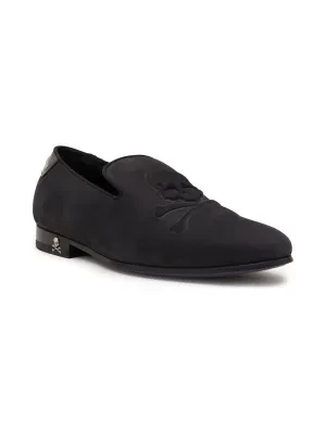 Philipp Plein Skórzane loafersy Nubuck Loafers Skull&Bones