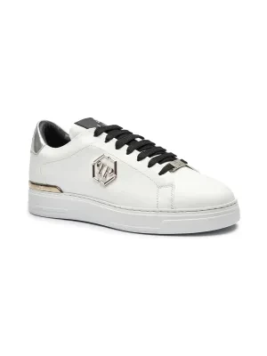 Philipp Plein Skórzane sneakersy Hexagon