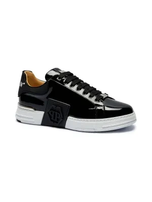 Philipp Plein Skórzane sneakersy Hexagon