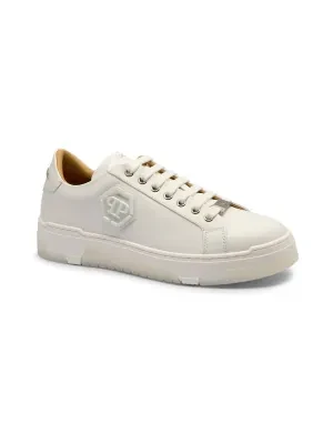 Philipp Plein Skórzane sneakersy Hexagon