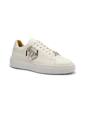 Philipp Plein Skórzane sneakersy Hexagon