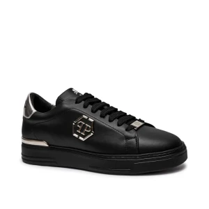 Philipp Plein Skórzane sneakersy Hexagon