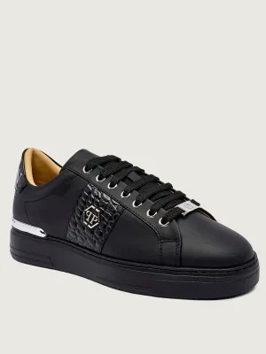 Philipp Plein Skórzane sneakersy Hexagon