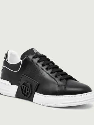 Philipp Plein Skórzane sneakersy Hexagon AABS