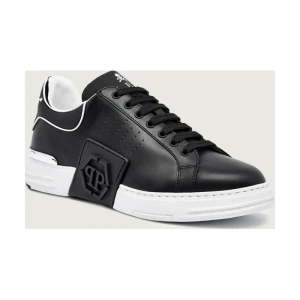 Philipp Plein Skórzane sneakersy Hexagon AABS