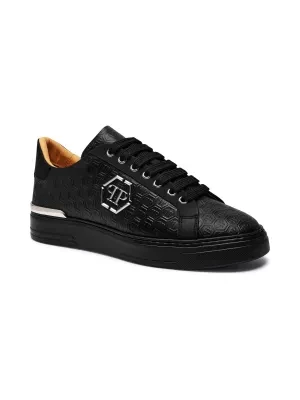 Philipp Plein Skórzane sneakersy Lo-Top