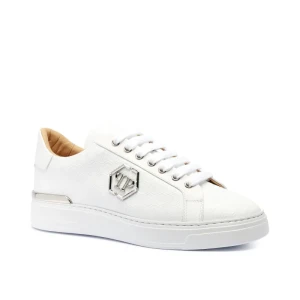 Philipp Plein Skórzane sneakersy Lo-Top