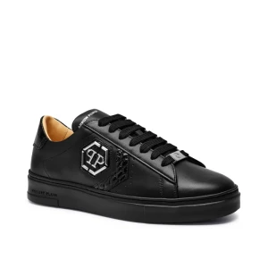Philipp Plein Skórzane sneakersy Lo-Top