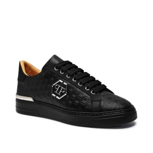 Philipp Plein Skórzane sneakersy Lo-Top