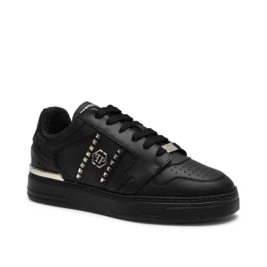 Philipp Plein Skórzane sneakersy Lo-Top