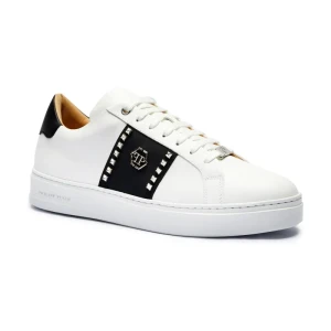 Philipp Plein Skórzane sneakersy Lo-Top