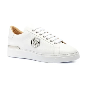 Philipp Plein Skórzane sneakersy Lo-Top