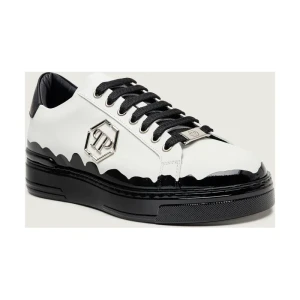 Philipp Plein Skórzane sneakersy Low Top